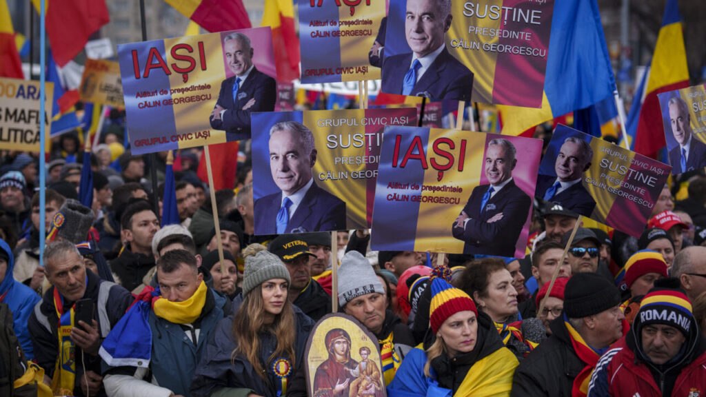 Tens of thousands protest in Bucharest, demanding PM Ciolacu’s resignation